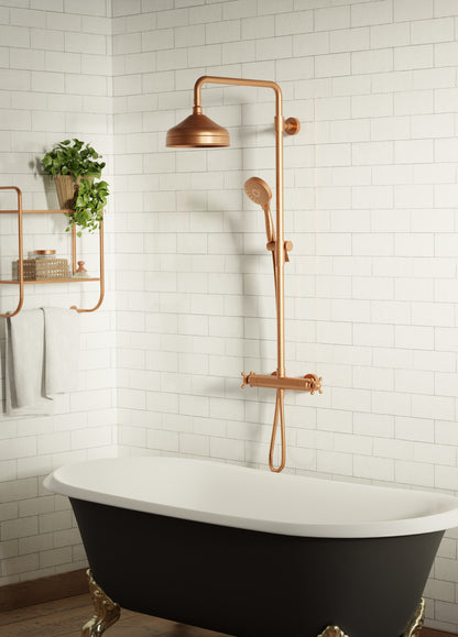 Baril Complete thermostatic shower kit on column