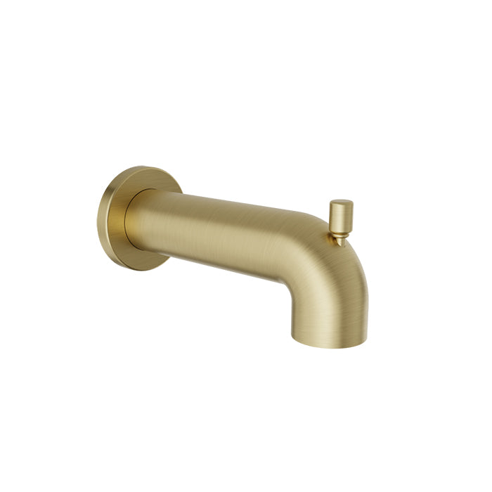 Baril Round 7" tub spout with diverter