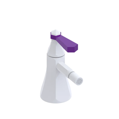 Rubinet Single Control Bidet Fitting (less drain) Matt White