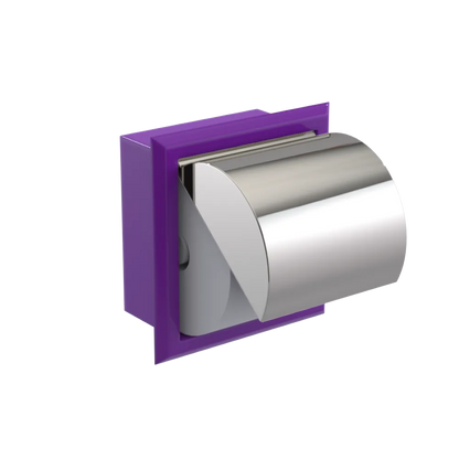 Rubinet RECESSED TOILET PAPER HOLDER Purple Haze