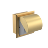 Rubinet RECESSED TOILET PAPER HOLDER Satin Gold