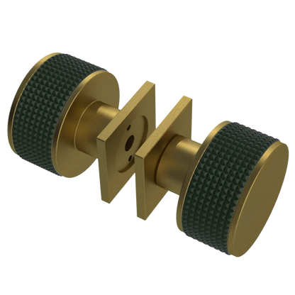 Rubinet Shower Door Knob (set) Antique Brass Matt