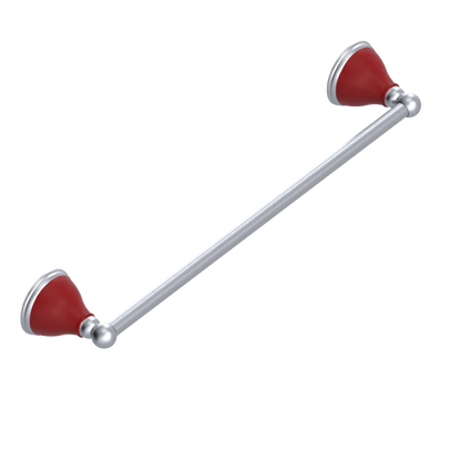 Rubinet Towel Bar 18" Satin Chrome
