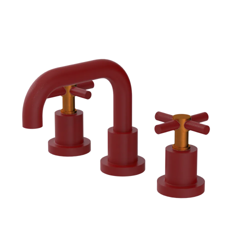 Rubinet Widespread Lav. Set. (less drain) Maroon