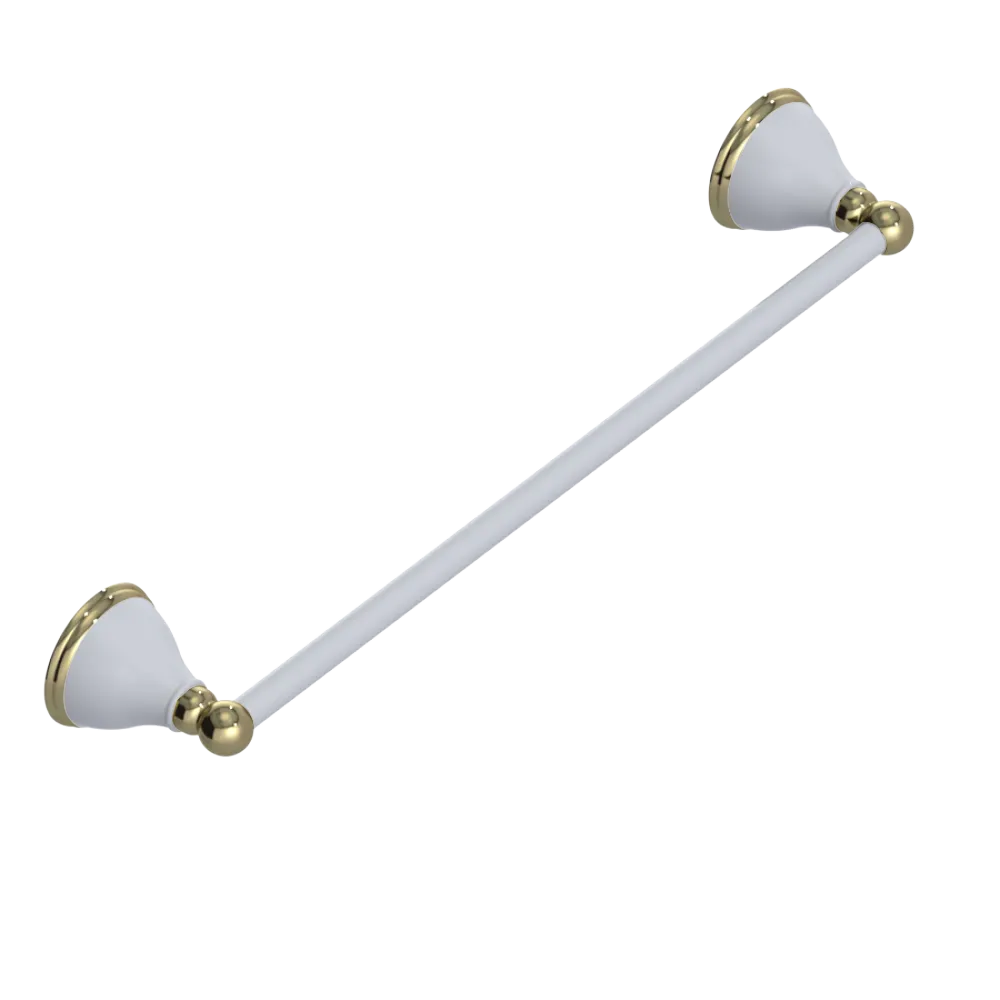 Rubinet Towel Bar 18" White