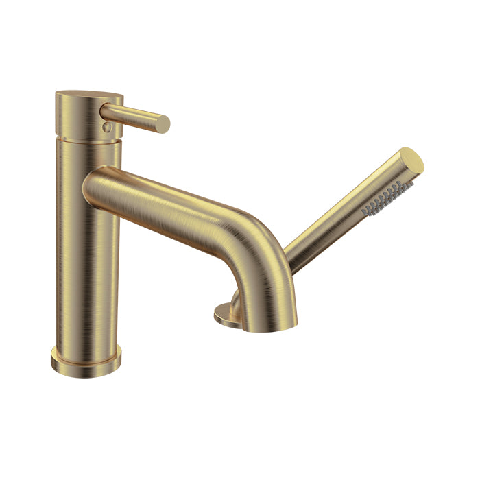 Baril 2-piece tub filler with hand shower
