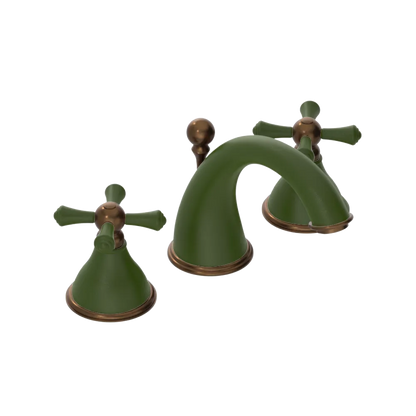 Rubinet Widespread Lav. Set. (less drain) Green Envy