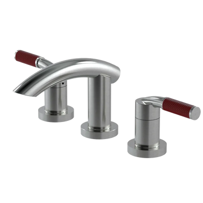 Rubinet Widespread Lav. Set. (less drain) Satin Nickel
