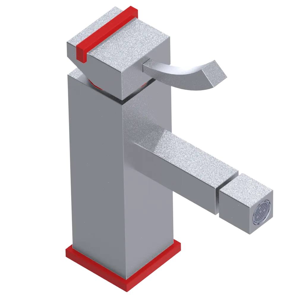 Rubinet Single Control Bidet Fitting (less drain) Satin Chrome