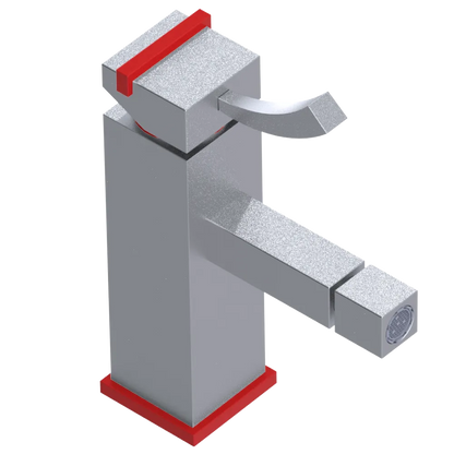 Rubinet Single Control Bidet Fitting (less drain) Satin Chrome
