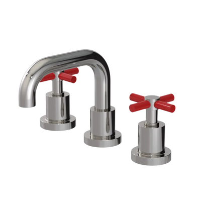 Rubinet Widespread Lav. Set. (less drain) Polished Nickel
