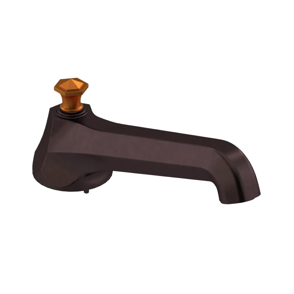 Rubinet Tub Filler Spout Deck Mount Oil Rubbed Bronze
