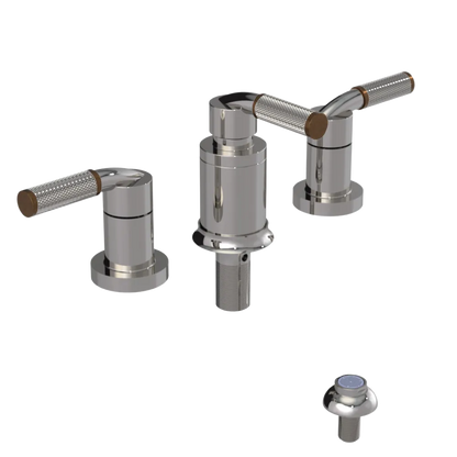 Rubinet Bidet Fitting with Spray, Diverter, and Vacum Breaker (Less Drain) Polished Nickel