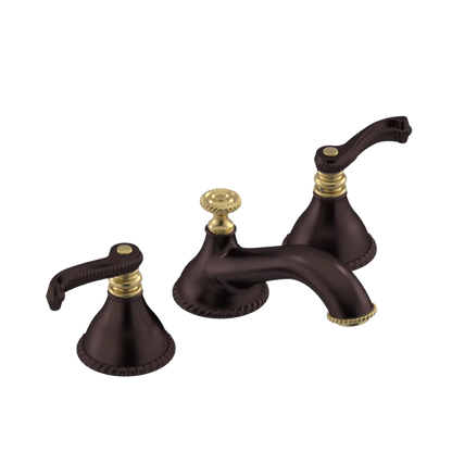 Rubinet Widespread Lav. Set. (less drain) Oil Rubbed Bronze