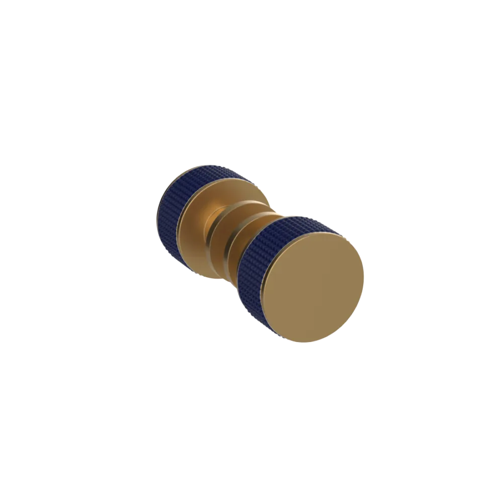 Rubinet Shower Door Knob (set) Satin Gold