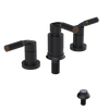 Rubinet Bidet Fitting with Spray, Diverter, and Vacum Breaker (Less Drain) Matt Black