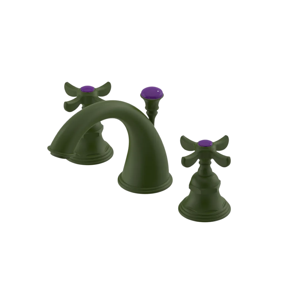 Rubinet Widespread Lav. Set. (less drain) Green Envy