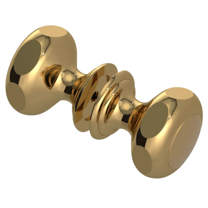 Rubinet Shower Door Knob (set) Gold