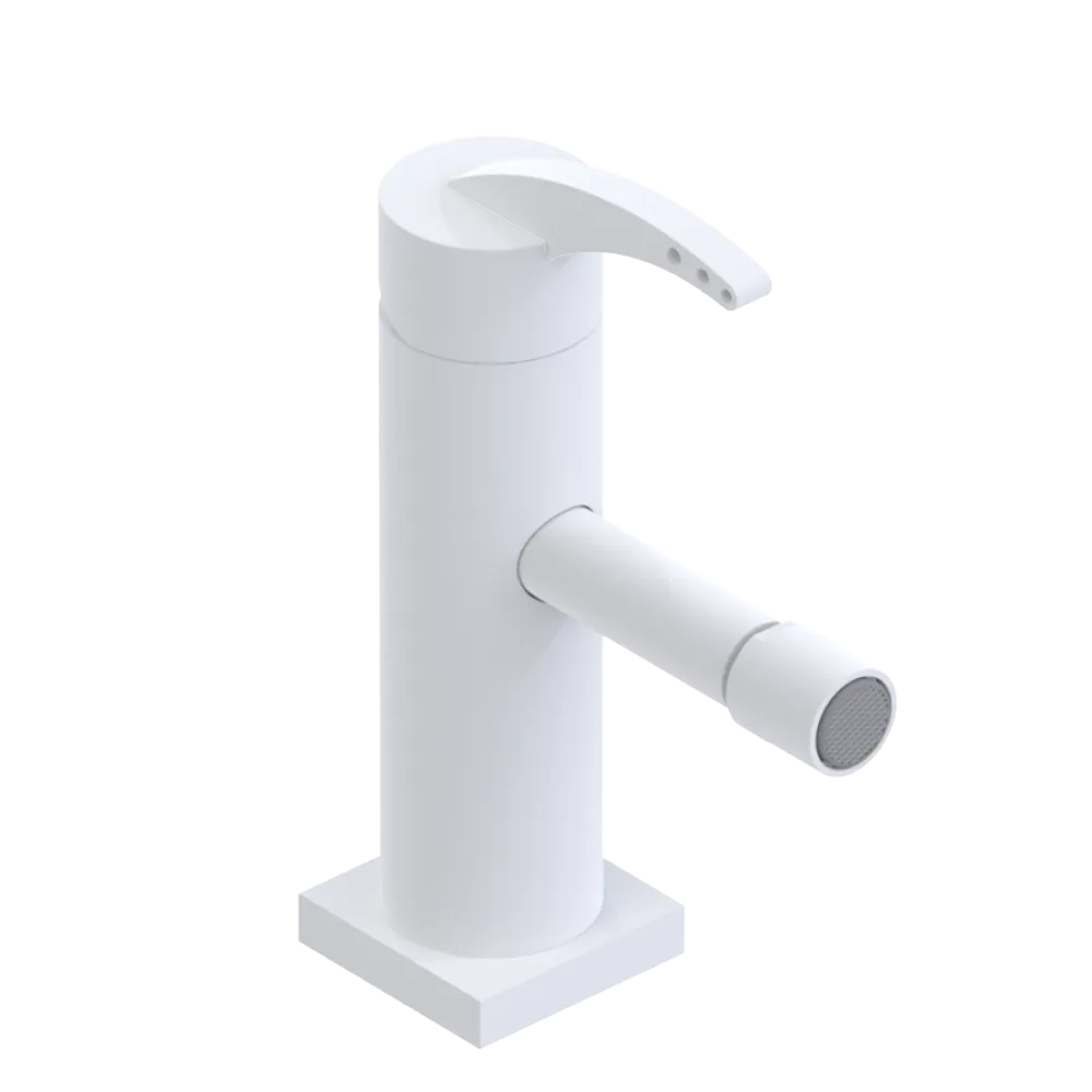 Rubinet Single Control Bidet Fitting (less drain) Matt White