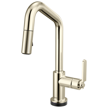 Brizo Smarttouch Pull Down Prep Faucet With Angle Spout Industrial Handle