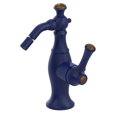 Rubinet Single Control Bidet Fitting (less drain) Midnight Blue