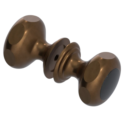 Rubinet Shower Door Knob (set) Tuscan Brass