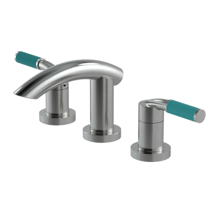 Rubinet Widespread Lav. Set. (less drain) Satin Nickel