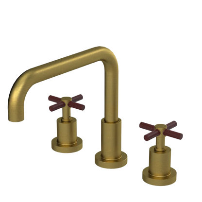 Rubinet Widespread Kitchen Set Antique Brass Matt
