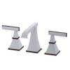 Rubinet Widespread Lav. Set. (less drain) White