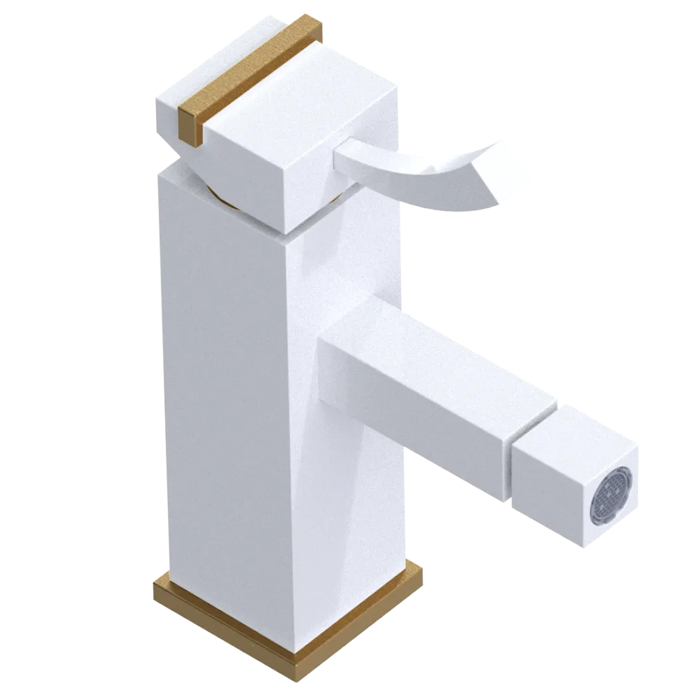 Rubinet Single Control Bidet Fitting (less drain) White