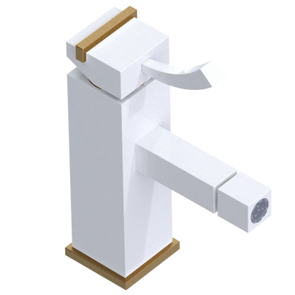 Rubinet Single Control Bidet Fitting (less drain) White