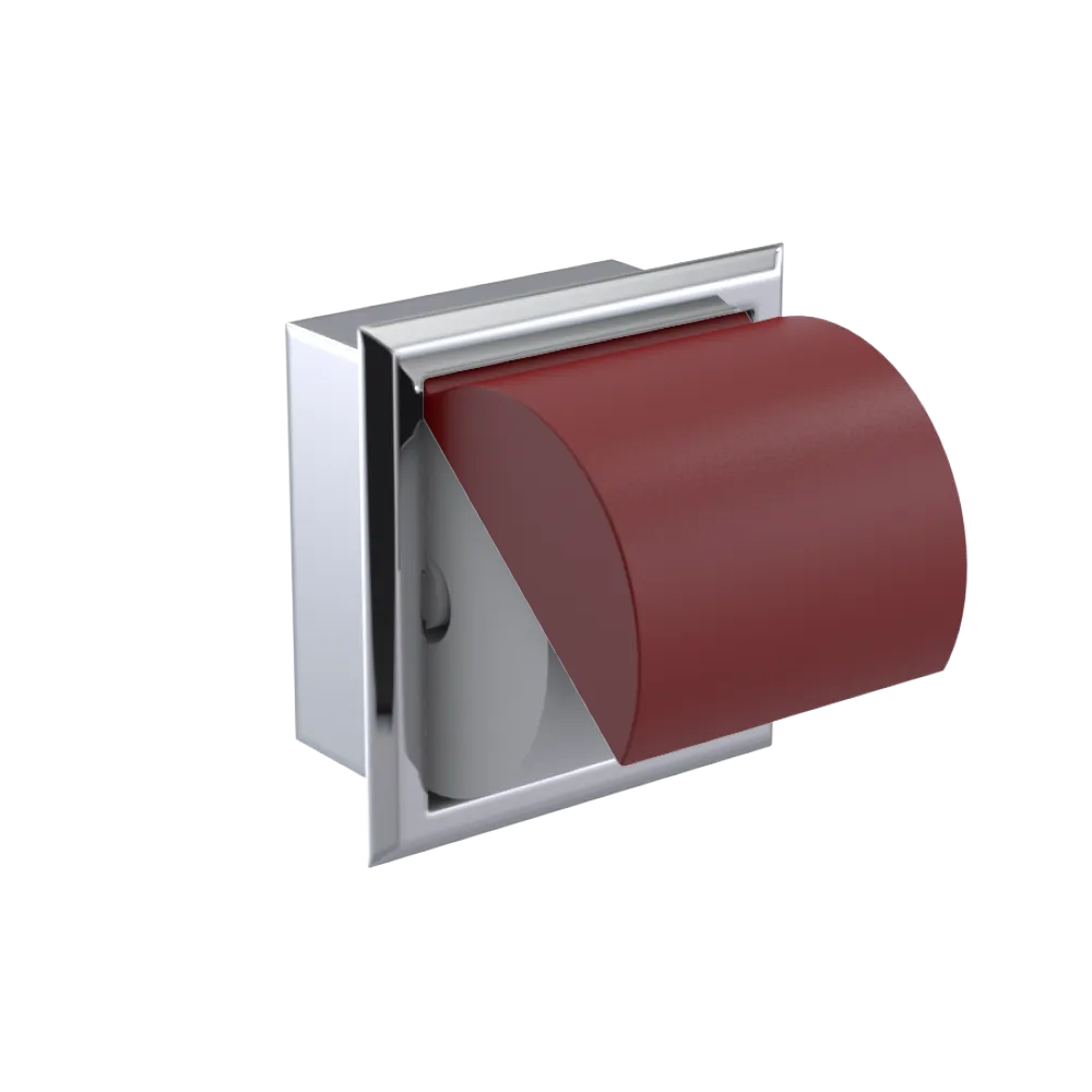 Rubinet RECESSED TOILET PAPER HOLDER Chrome
