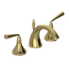 Rubinet Widespread Lav. Set. (less drain) Natural Brass