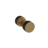 Rubinet Shower Door Knob (set) Satin Gold