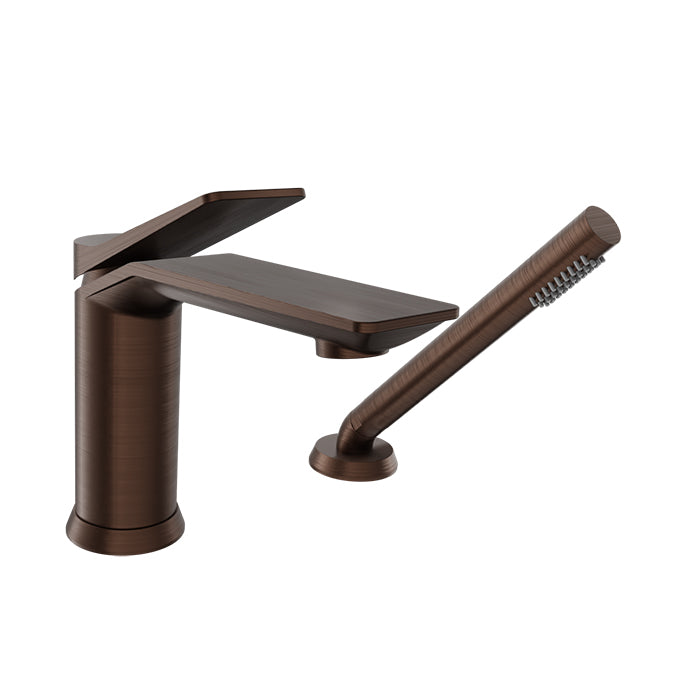 Baril 2-piece tub filler with hand shower