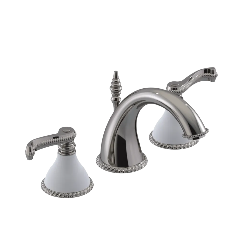 Rubinet Widespread Lav. Set. (less drain) Polished Nickel