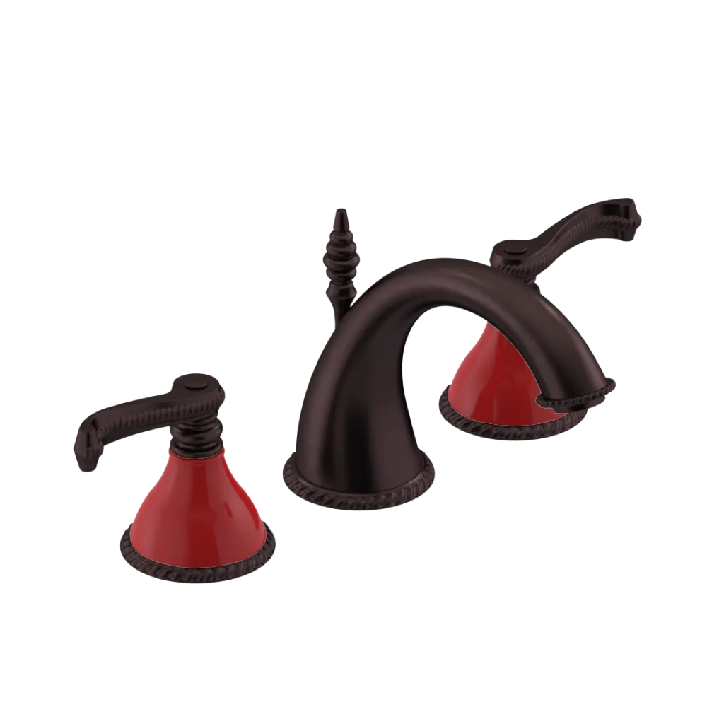 Rubinet Widespread Lav. Set. (less drain) Oil Rubbed Bronze