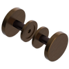 Rubinet Shower Door Knob (set) Tuscan Brass