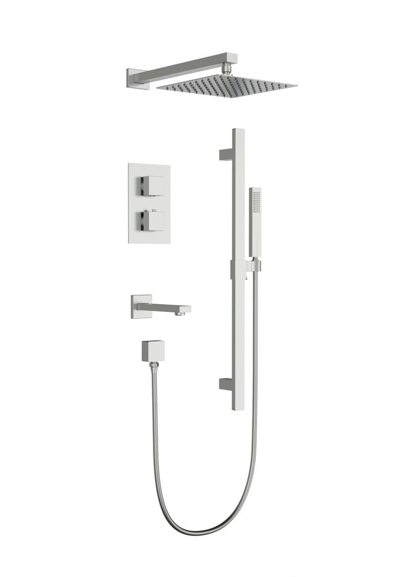 Aquaflo Kent 3-Way Thermostatic Shower Set