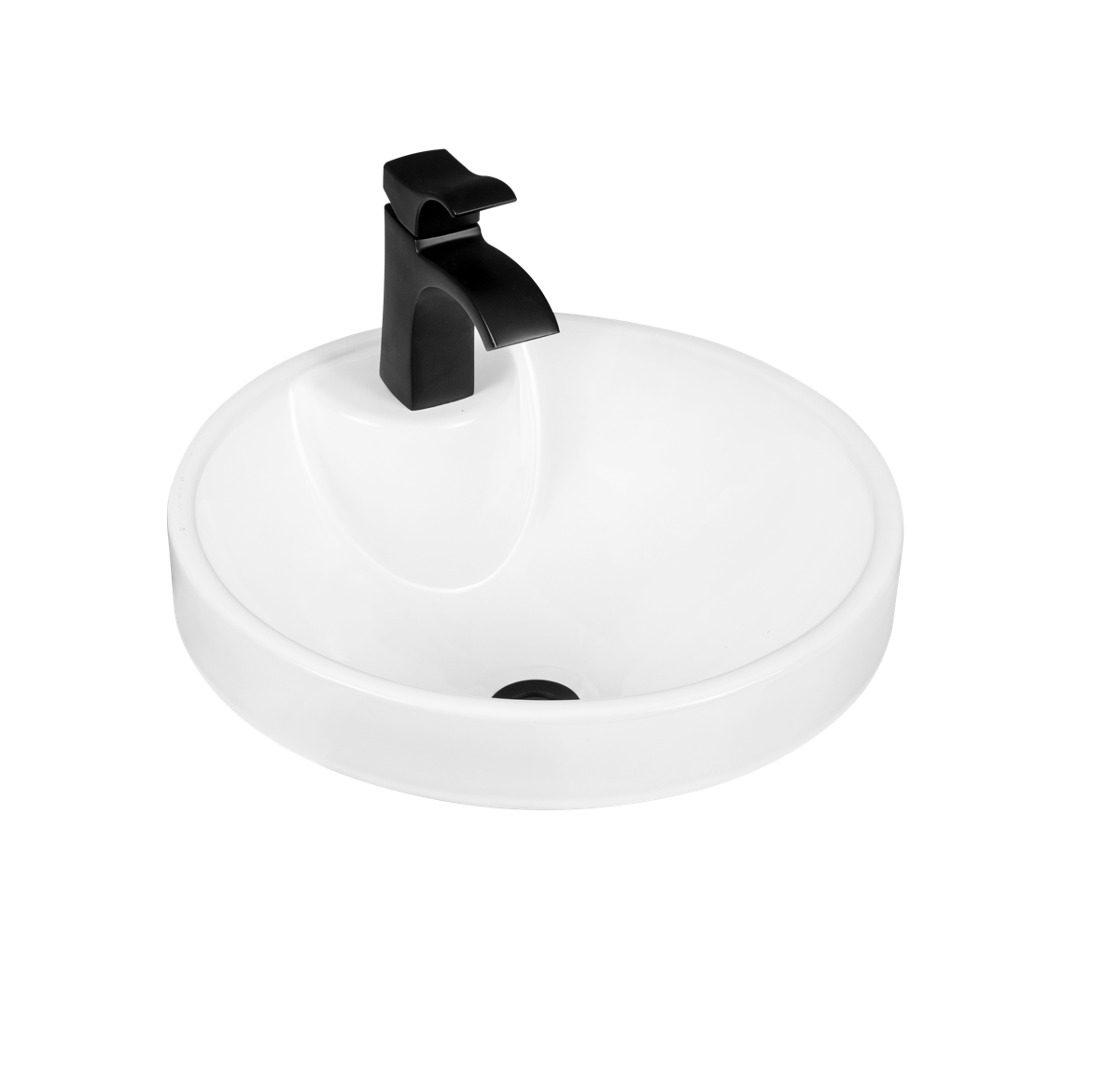 Contac Abbi Vessel Sink – 4500ARW – Soft White