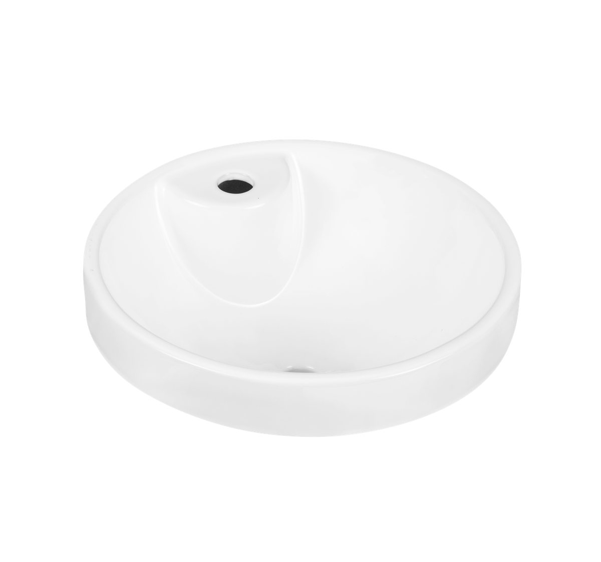 Contac Abbi Vessel Sink – 4500ARW – Soft White