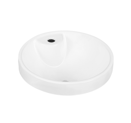 Contac Abbi Vessel Sink – 4500ARW – Soft White