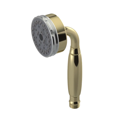 Rubinet 3 Function Hand Held Shower Only Natural Brass