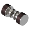 Rubinet Shower Door Knob (set) Polished Nickel