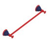 Rubinet Towel Bar 18" Red