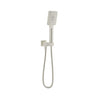 Baril 3-spray anti-limestone hand shower on wall-mounted supply elbow