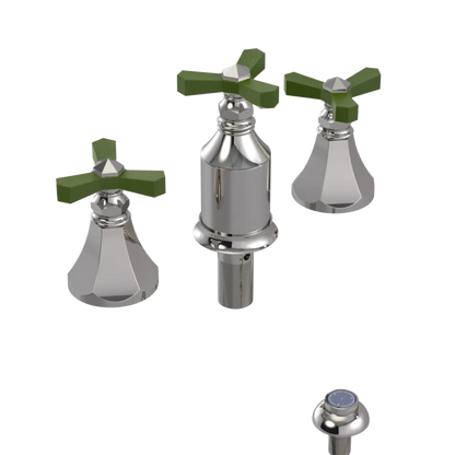 Rubinet Bidet Fitting with Spray, Diverter, and Vacum Breaker (Less Drain) Polished Nickel
