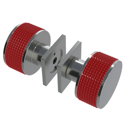 Rubinet Shower Door Knob (set) Satin Nickel