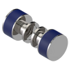 Rubinet Shower Door Knob (set) Polished Nickel