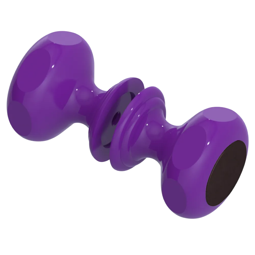 Rubinet Shower Door Knob (set) Purple Haze